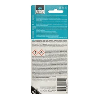 BISON | Κόλλα Για Σκληρό Πλαστικό 25ml