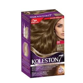 KOLESTON | Βαφή Μαλλιών 7/1 Μεσαίο Ξανθό Σαντρέ 1 Τεμάχιο