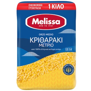 ΜΕΛΙΣΣΑ | Κριθαράκι Μέτριο 1kg