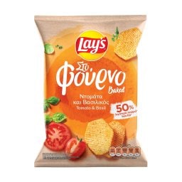 LAYS | Τσιπς Φούρνου Τομάτα και Βασιλικός 105g
