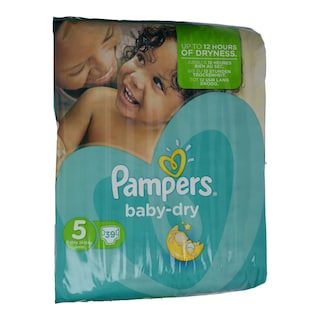 PAMPERS | BABY DRY | ΠΑΝΕΣ ΜΩΡΟΥ JUNIOR 11 - 25 KGR No 5 39 ΤΕΜ