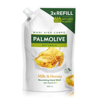 PALMOLIVE | Κρεμοσάπουνο Μέλι & Γάλα Ανταλλακτικό 900ml