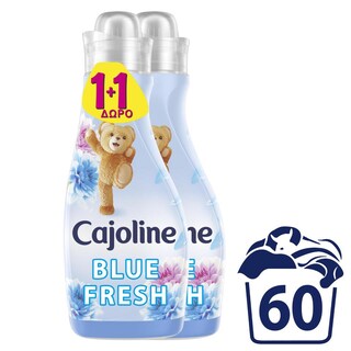 CAJOLINE | Συμπυκνωμένο Μαλακτικό Blue Fresh 30 Μεζούρες 1+1 Δώρο 1+1 ΔΩΡΟ