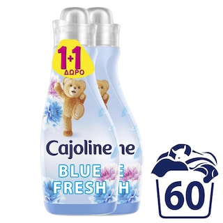 CAJOLINE | Συμπυκνωμένο Μαλακτικό Blue Fresh 30 Μεζούρες 1+1 Δώρο 1+1 ΔΩΡΟ