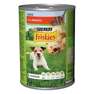 FRISKIES | ACTIVE ΥΓΡΗ ΤΡΟΦΗ ΚΟΝΣΕΡΒΑ ΓΙΑ ΕΝΗΛΙΚΟΥΣ ΣΚΥΛΟΥΣ ME ΜΟΣΧΑΡΙ ΠΑΤΕ 400 GR