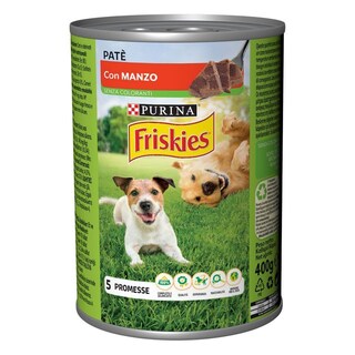 FRISKIES | ACTIVE ΥΓΡΗ ΤΡΟΦΗ ΚΟΝΣΕΡΒΑ ΓΙΑ ΕΝΗΛΙΚΟΥΣ ΣΚΥΛΟΥΣ ME ΜΟΣΧΑΡΙ ΠΑΤΕ 400 GR