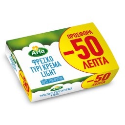 ARLA | Τυρί Κρέμα Light 250g Έκπτωση 0.50Ε