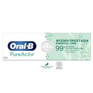 ORAL B | Οδοντόκρεμα Pure Activ Essential 75ml