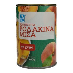 ΑΒ | Κομπόστα Ροδάκινα Μισά 410g