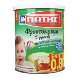 ΓΙΩΤΗΣ | Βρεφική Κρέμα Φρουτόκρεμα 5 Φρούτα
