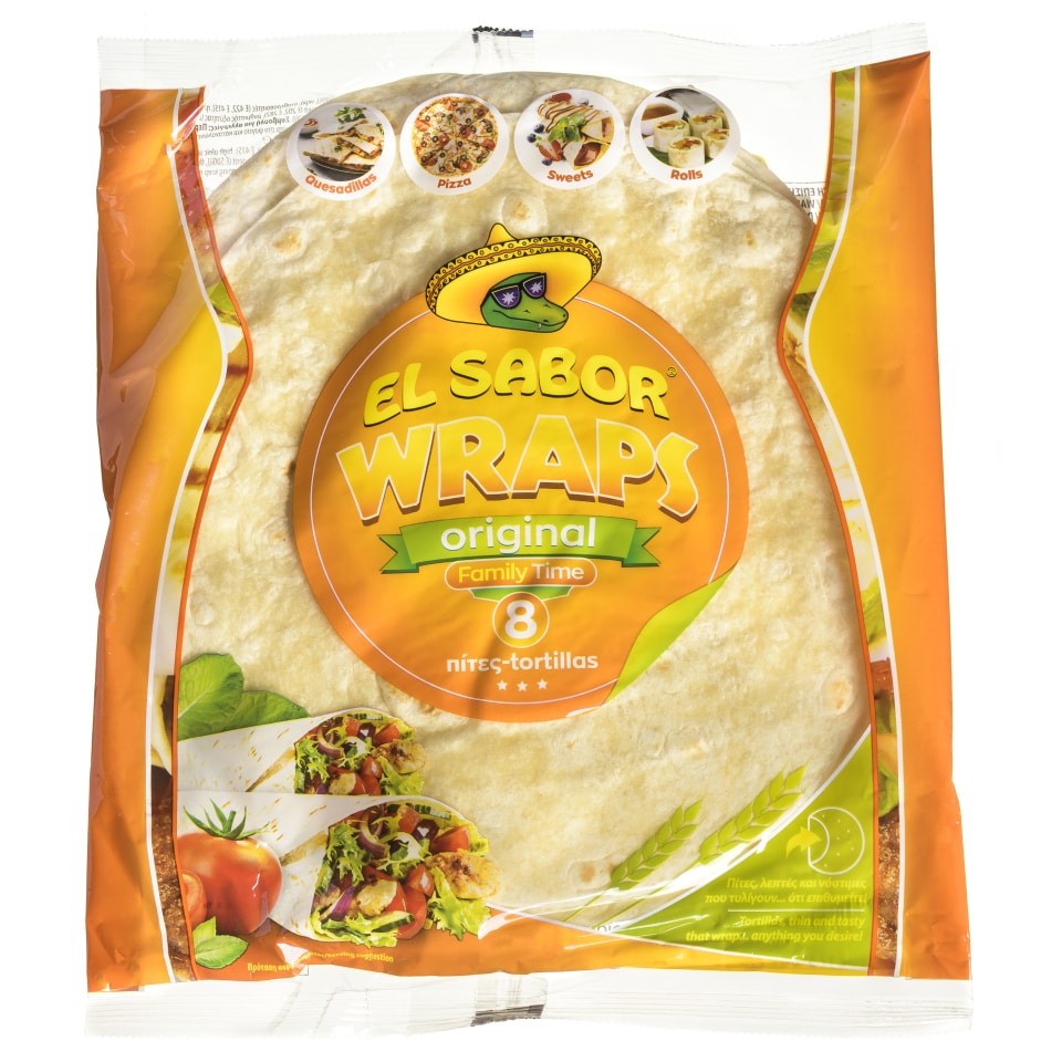 EL SABOR Πίτες Tortillas Wraps 320g