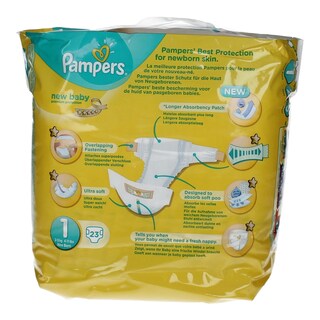 PAMPERS | NEW BABY | ΠΑΝΕΣ ΜΩΡΟΥ NEWBORN 2 - 5 KGR No 1 23 ΤΕΜ