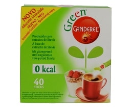 CANDEREL | ΥΠΟΚΑΤΑΣΤΑΤΟ ΖΑΧΑΡΗΣ ΜΕ ΣΤΕΒΙΑ ΣΚΟΝΗ GREEN 40 X 2 GR