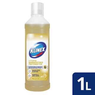 KLINEX | Καθαριστικό Πατώματος Hygiene Χρυσή Ορχιδέα 1lt Έκπτωση 35%