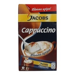 JACOBS | ΣΤΙΓΜΙΑΙΟΣ ΚΑΦΕΣ CAPPUCCINO STICKS 10 Χ 14,4 GR