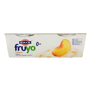 FRUYO | ΕΠΙΔΟΡΠΙΟ ΣΤΡΑΓΓΙΣΤΟΥ ΓΙΑΟΡΤΙΟΥ ΡΟΔΑΚΙΝΟ 0%  2Χ170GR
