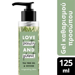LOVE BEAUTY AND PLANET | Gel Καθαρισμού Tea Tree Oil & Vetiver 125ml