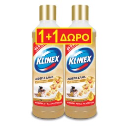 KLINEX | Καθαριστικό Πατώματος Αιθέρια Έλαια Χρυσή Ορχιδέα 1lt 1+1 Δώρο