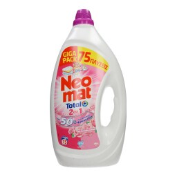 NEOMAT | Υγρό Απορρυπαντικό Ρούχων 2in1 Άνθη Τριανταφυλλιάς 75 Μεζ.