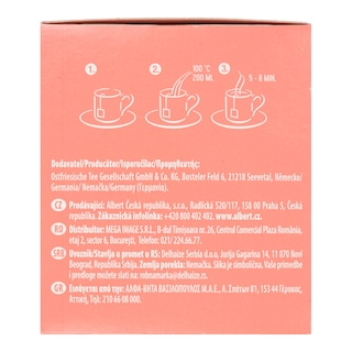 PERLA BEVERAGES | Αφέψημα Βοτάνων Φράουλα και Βανίλια 20x2g
