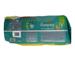 PAMPERS | ΠΑΝΕΣ ACTIVE BABY DRY GIANT NΟΥΜΕΡΟ 3 (5-9KG) 108 ΤΕΜ