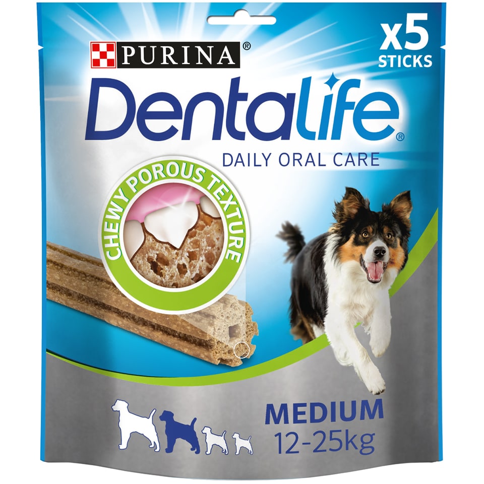 PURINA ONE Σνακ Σκύλων Dentalife Μεσαίοι Σκύλοι 115gr