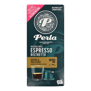 PERLA BEVERAGES | Κάψουλες Καφέ Espresso Ristretto 10x5g