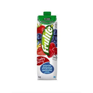 FRULITE | Φρουτοποτό Μύρτιλο Ράσμπερι Φράουλα 1lt