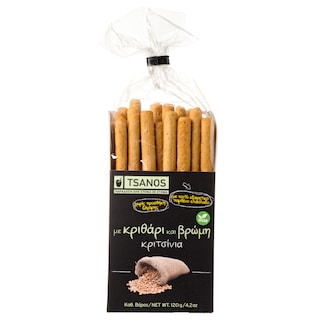 ΤΣΑΝΟΣ | Κριτσίνια με Κριθάρι και Βρώμη 120g