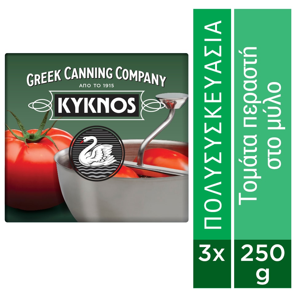ΚΥΚΝΟΣ Τομάτα Περαστή στο Μύλο 3x250g