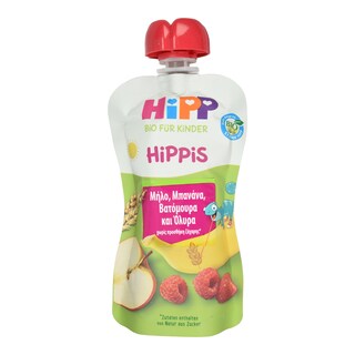 HIPP | Φρουτοπολτός Μήλο Μπανάνα Βατόμουρο Όλυρα 100g
