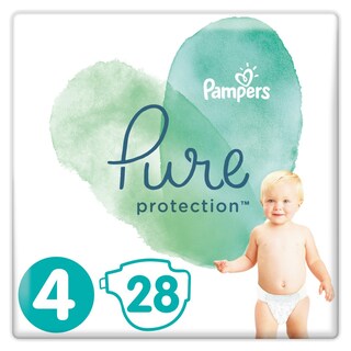 PAMPERS | Πάνες Μωρού Pure Protection Νο4 9-14kg 28 Τεμάχια