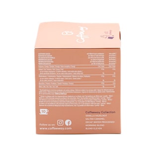 COFFEE WAY | Καφέ Φίλτρου Αλατισμένη Καραμέλα Μερίδες 10x7.5g