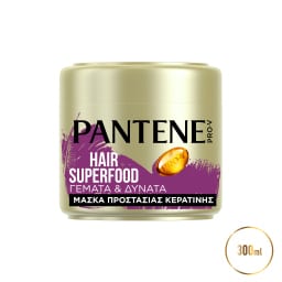 PANTENE | Μάσκα Μαλλιών Superfood Γεμάτα & Δυνατά 300ml