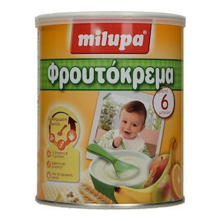 MILUPA | ΦΡΟΥΤΟΚΡΕΜΑ ΜΕ 5 ΦΡΟΥΤΑ 300 GR