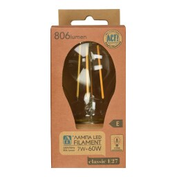 Λάμπα Led Filament E27 7W 1 Τεμάχιο