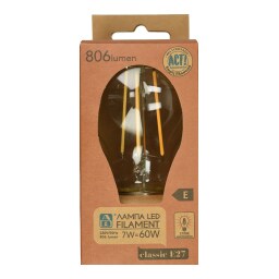ΑΒ | Λάμπα Led Filament E27 7W 1 Τεμάχιο