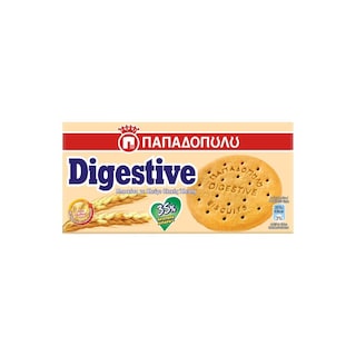 ΠΑΠΑΔΟΠΟΥΛΟΥ | DIGESTIVE | ΜΠΙΣΚΟΤΑ DIGESTIVE 35% ΛΙΓΟΤΕΡΑ ΛΙΠΑΡΑ 250 GR