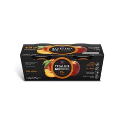 VITALINE | Επιδόρπιο Γιαουρτιού Protein Ροδάκινο  2 Χ 170 gr