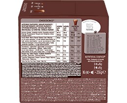NESCAFE | Κάψουλες Dolce Gusto Ρόφημα Σοκολάτας Chococino 256g