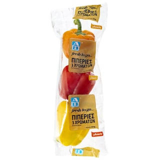 ΑΒ | PEPPERS THREE COLORS GREEK  450 GR