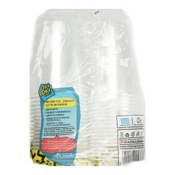 OKI DOKI | Ποτήρια Πλαστικά Διάφανα 480ml 36 Τεμάχια