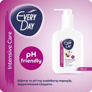 EVERY DAY | Υγρό Καθαρισμού Intensive Care Ευαίσθητης Περιοχής 250ml
