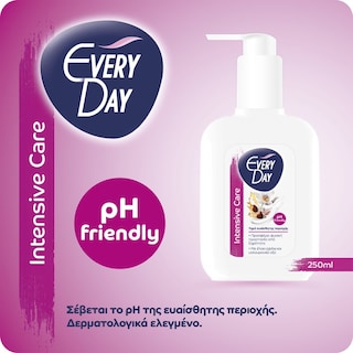 EVERY DAY | Υγρό Καθαρισμού Intensive Care Ευαίσθητης Περιοχής 250ml
