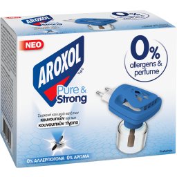 AROXOL | Υγρό Απωθητικό Κουνουπιών Σετ Pure & Strong 25ml