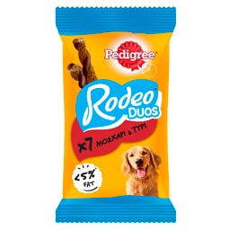 Snack Σκύλωv Rodeo Duos Μοσχάρι & Τυρί 7 Τεμάχια