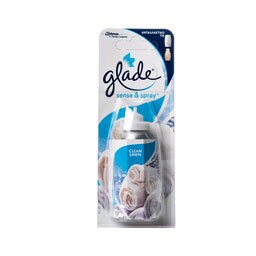 GLADE | ΑΠΟΣΜΗΤΙΚΟ ΧΩΡΟΥ ΑΥΤΟΜΑΤΟ SENSE AND SPRAY CLEAN LINEN ΑΝΤΑΛΛΑΚΤΙΚΟ 18 ML