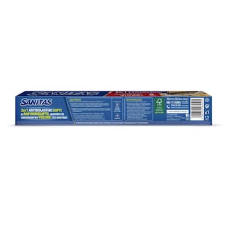 SANITAS | Non-Stick Paper & Aluminum Foil 2in1 8m 1 Piece