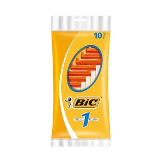 BIC | 1 | Ξυραφάκια Μιας Χρήσης 1 Λεπίδα 10 Τεμάχια
