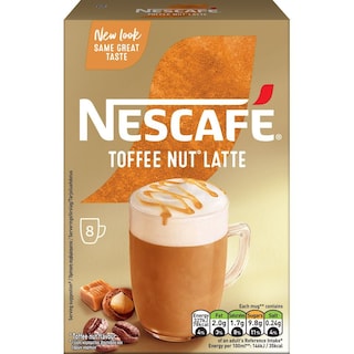 NESCAFE | GOLD | Στιγμιαίος Καφές ToffeNut Latte 8x18.6g